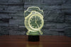 Color Changing LED 3D Clock