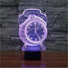 Color Changing LED 3D Clock