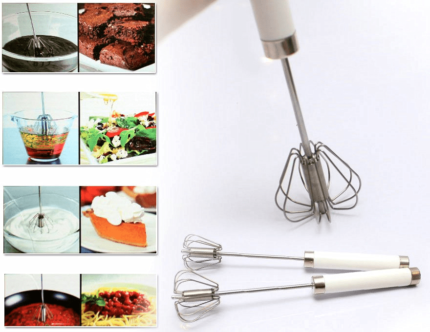 2pcs Pump And Roll Whisk