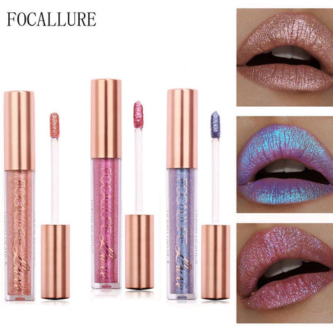 FOCALLURE Metallic Waterproof Lip Gloss