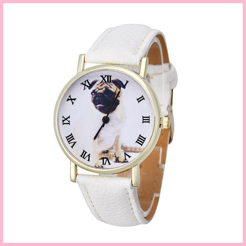 Amazing Pug Leather Watch Offer
